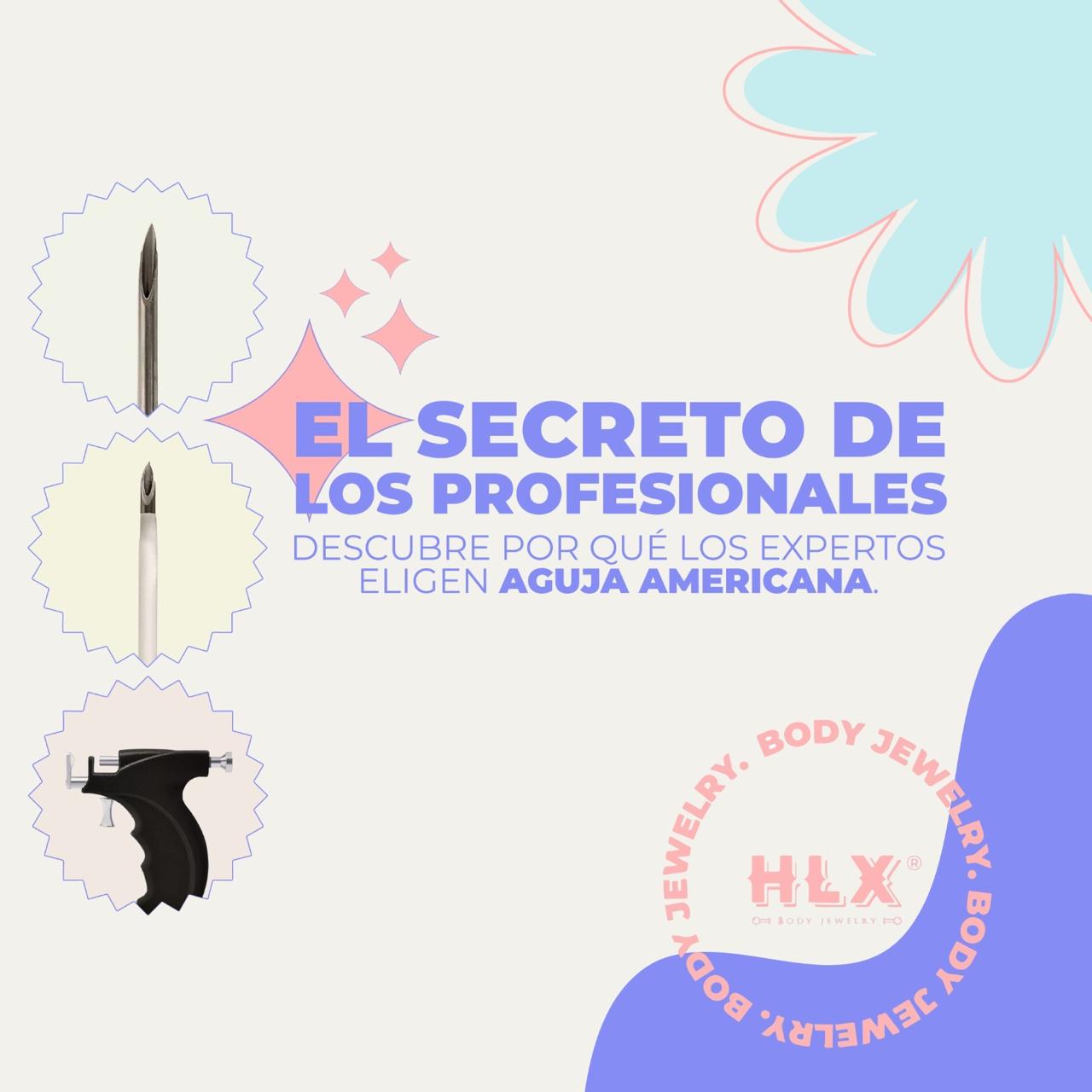 El secreto de los profesionales, descubre por qué los expertos eligen Aguja Americana - Helix Body Jewelry - Tienda Online de Piercings