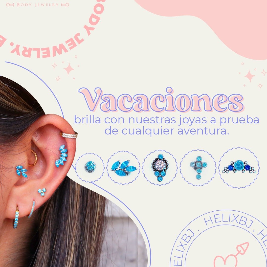 Brilla bajo el sol: Joyas irresistibles para un verano inolvidable - Helix Body Jewelry - Tienda Online de Piercings