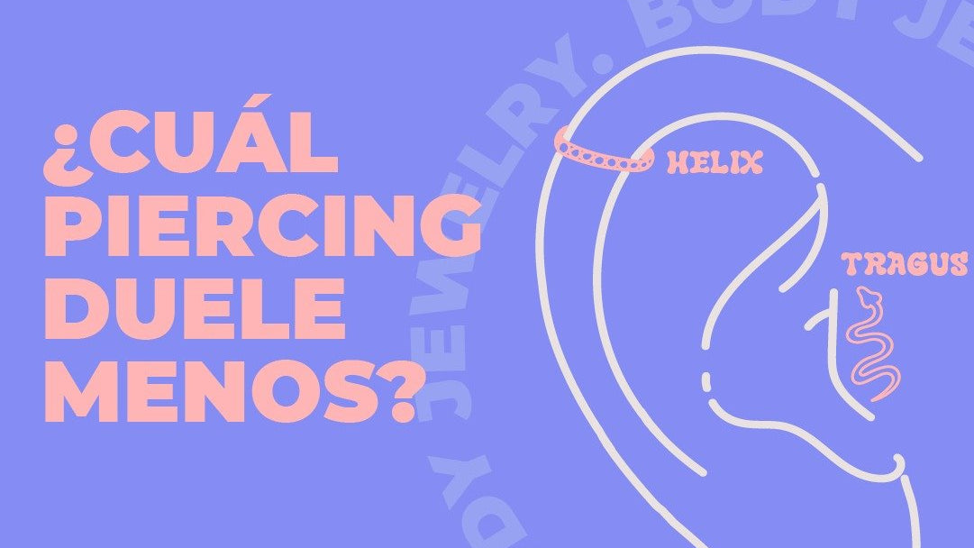 ¿Cuál piercing duele menos: el helix o el tragus? - Helix Body Jewelry - Tienda Online de Piercings