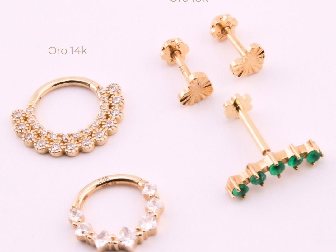 Oro 14K vs Oro 18K: Diferencias, Ventajas y Cuándo Elegir Cada Uno en Joyería para Piercings - Helix Body Jewelry - Tienda Online de Piercings