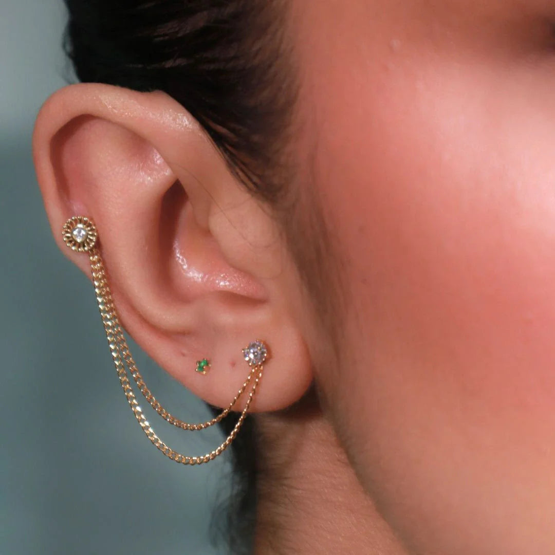 Cadenas Conectoras para Piercing en Oro y Titanio