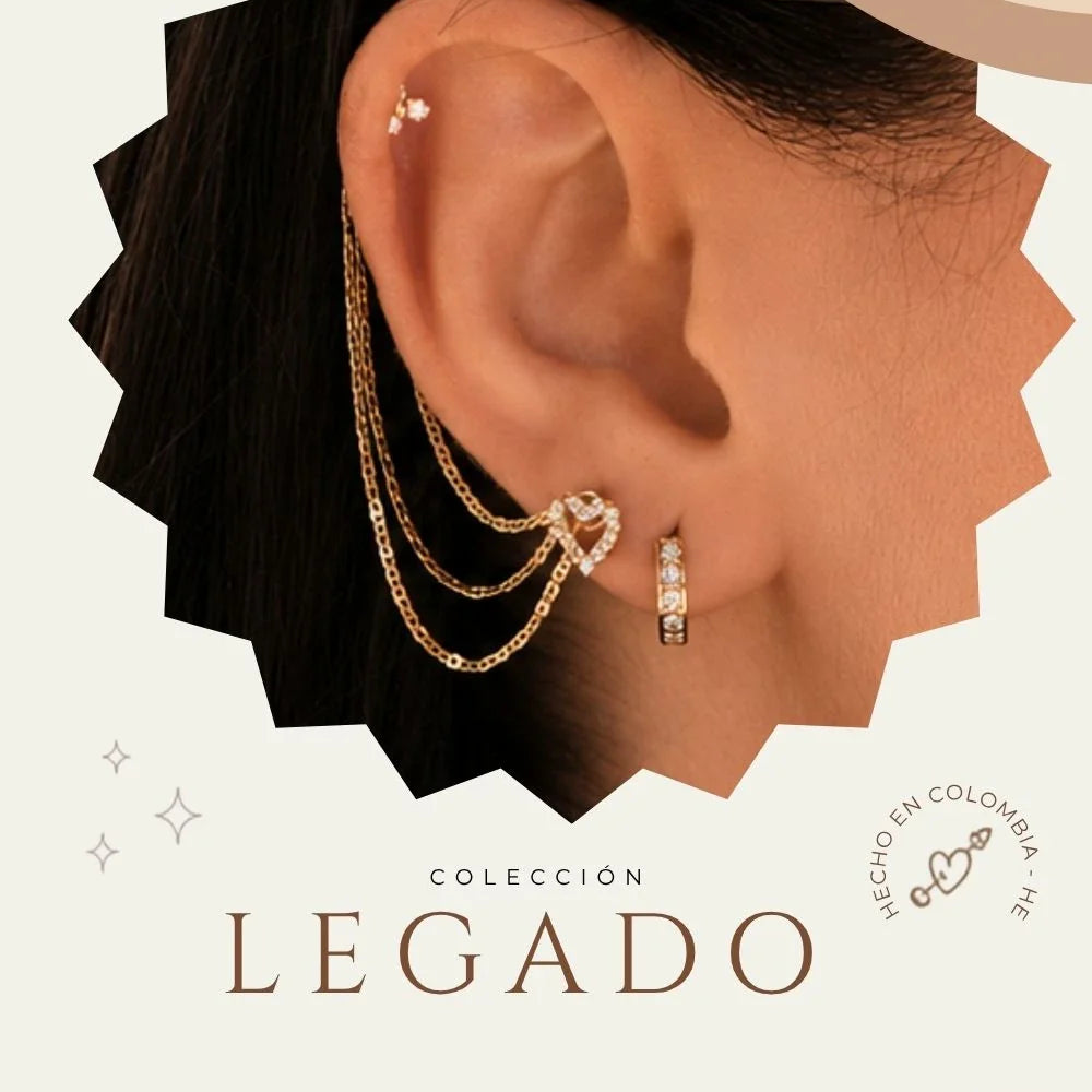Colección Legado | Alta Joyería Corporal en Oro 18K