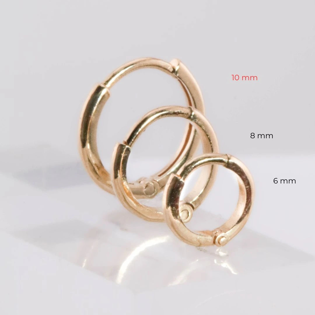 Candongas Oro 18K 10mm
