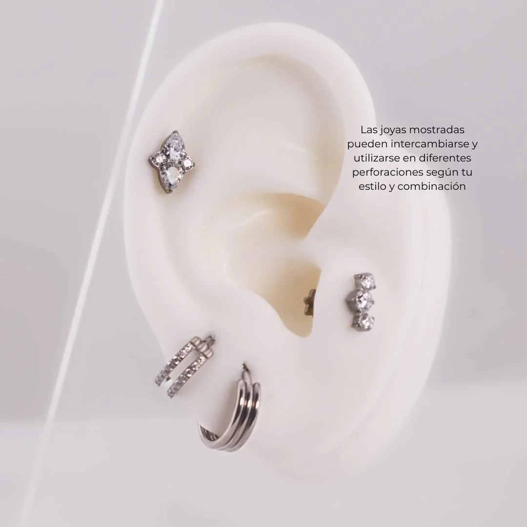 Set Destello Plateado