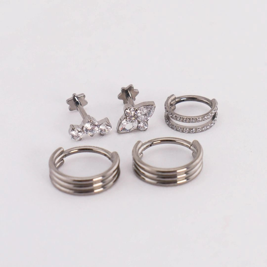 Set Destello Plateado