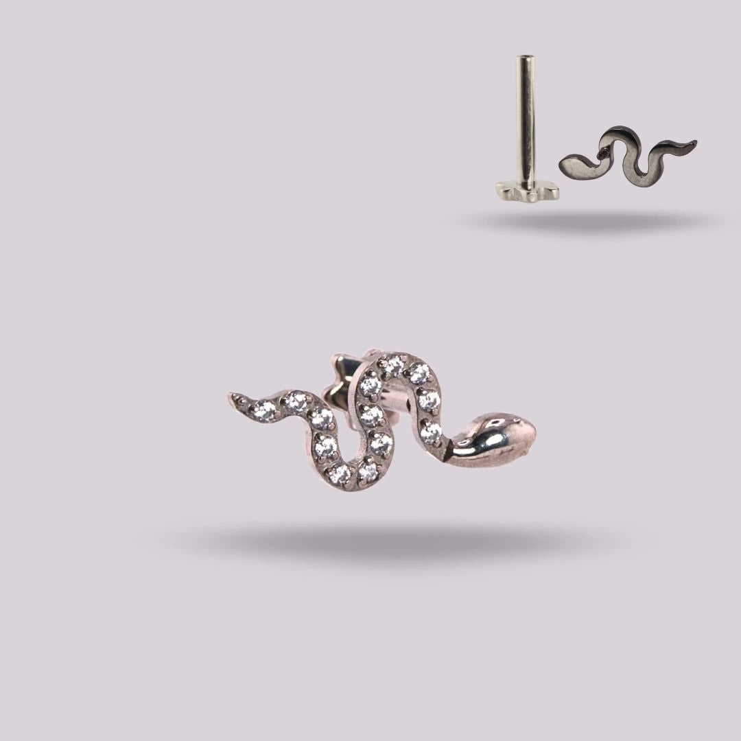 Labret Serpiente Animal Glow