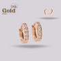 Arete Candonga Diamante Oro 18K