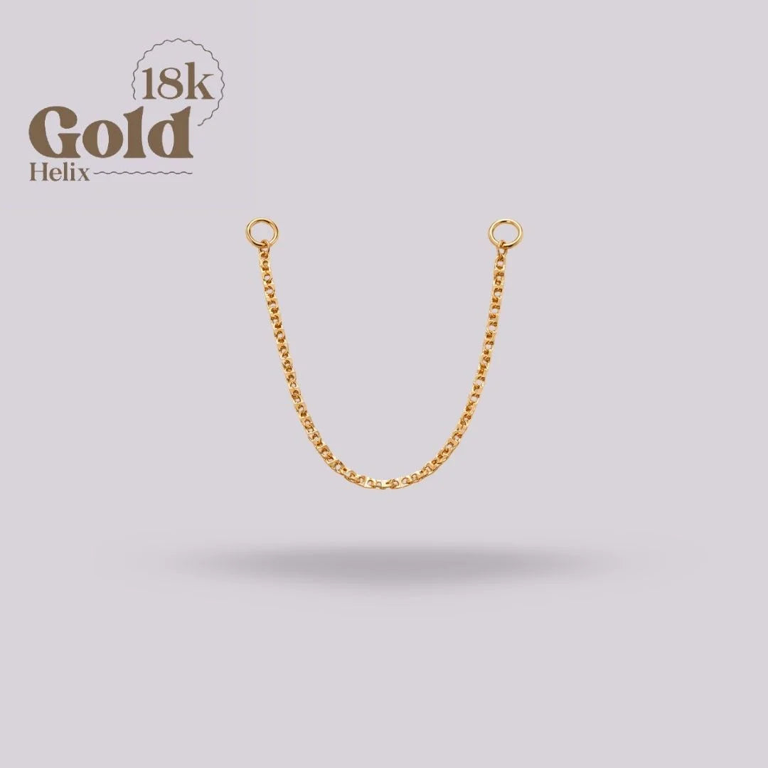 Cadena Diamantada 70mm Oro 18K
