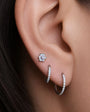 Set Aros y Flor Ópalo 3 Joyas Tornasol