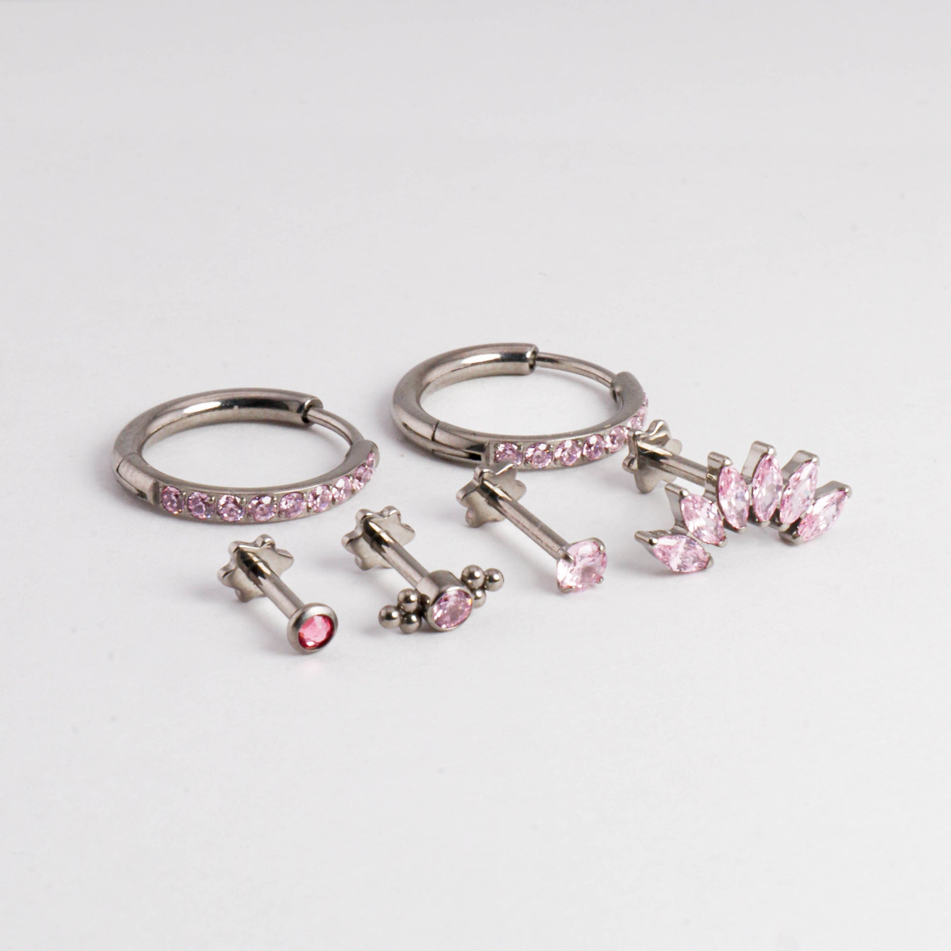 Set Pink Piercing