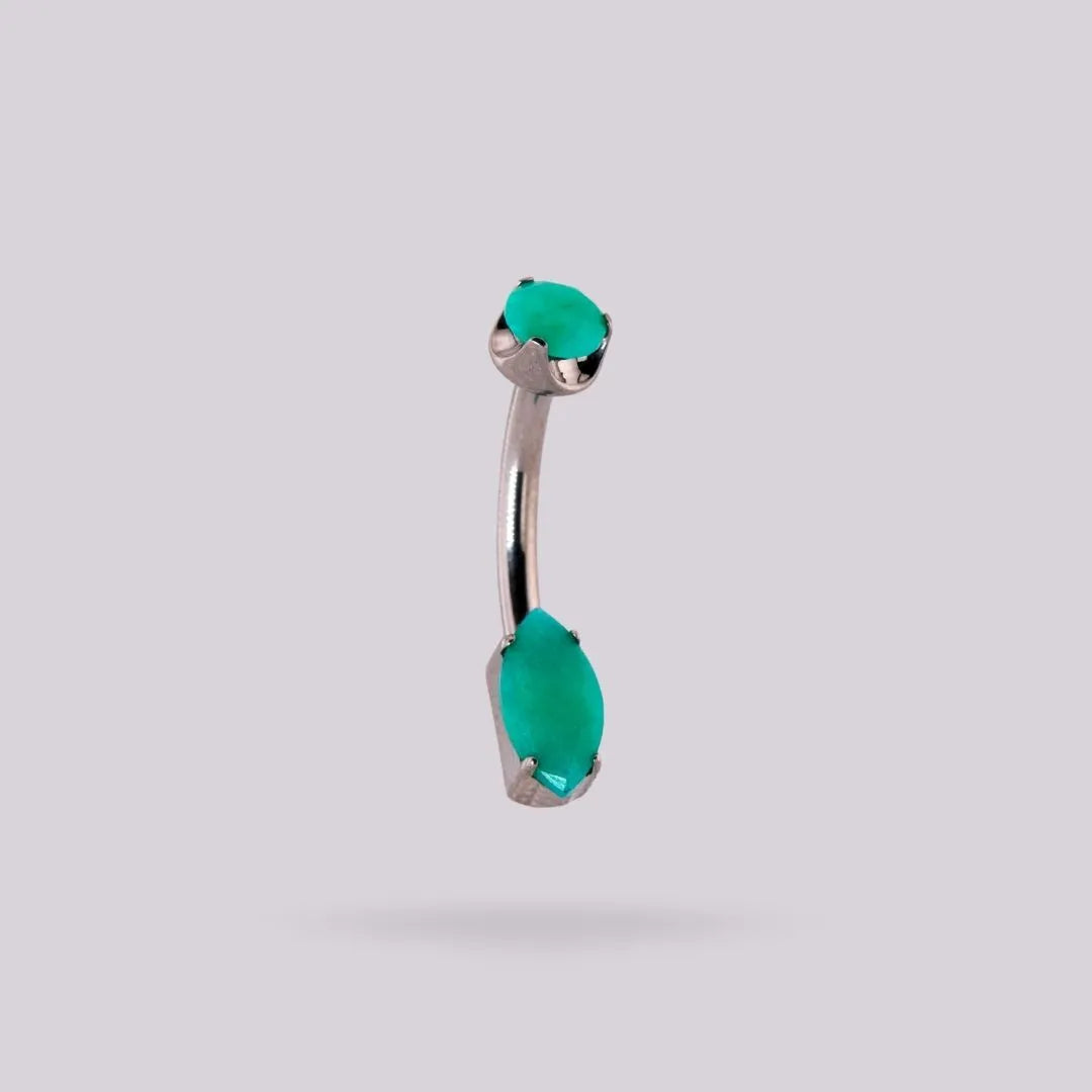 Piercing Ombligo Marquesa Verde