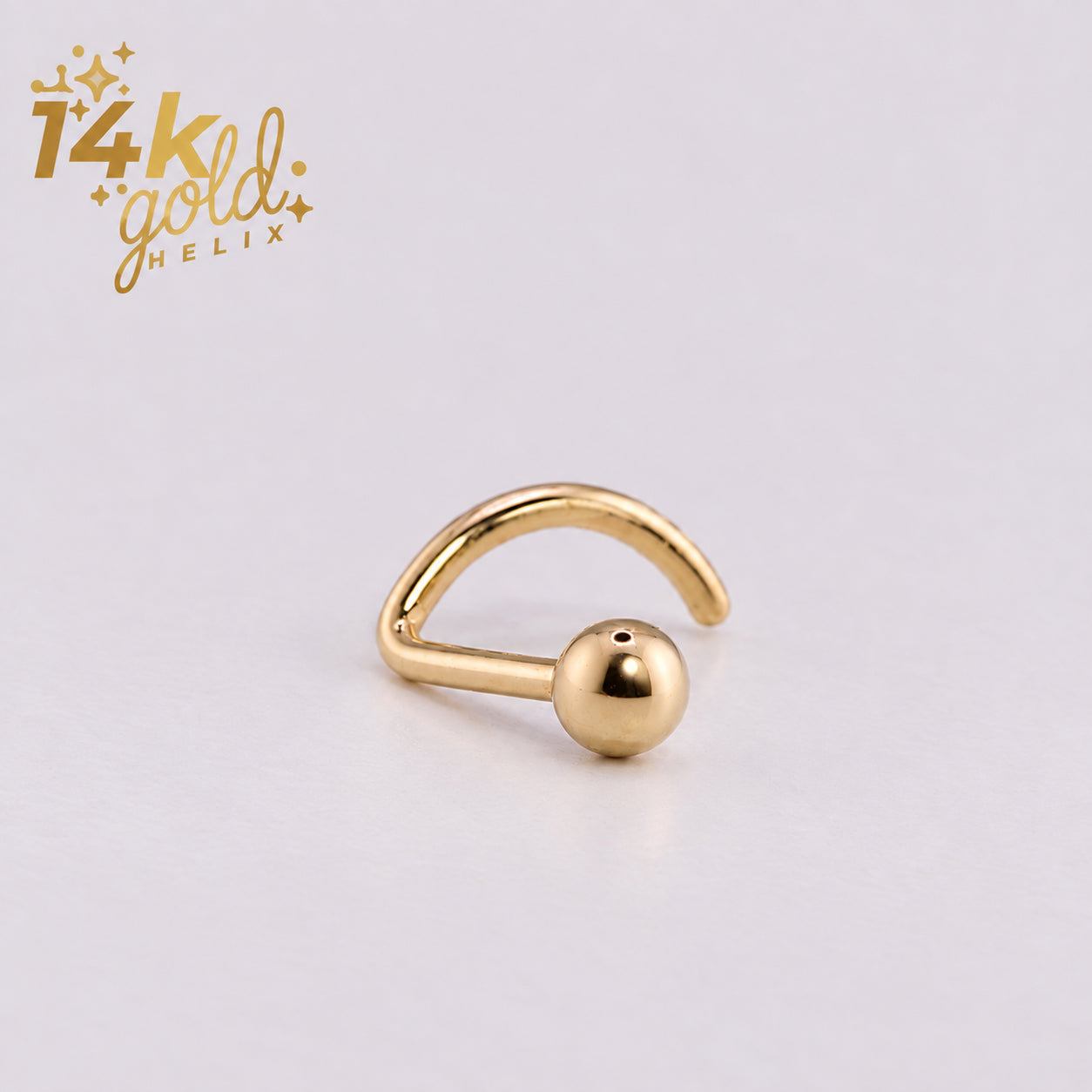 Piercing nariz Point | Oro 14k