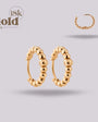 Arete Candonga Relieve 18K