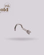 Nostril Oro Blanco 18K con Diamante Natural