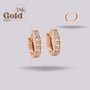 Arete Candonga Diamante Oro 18K