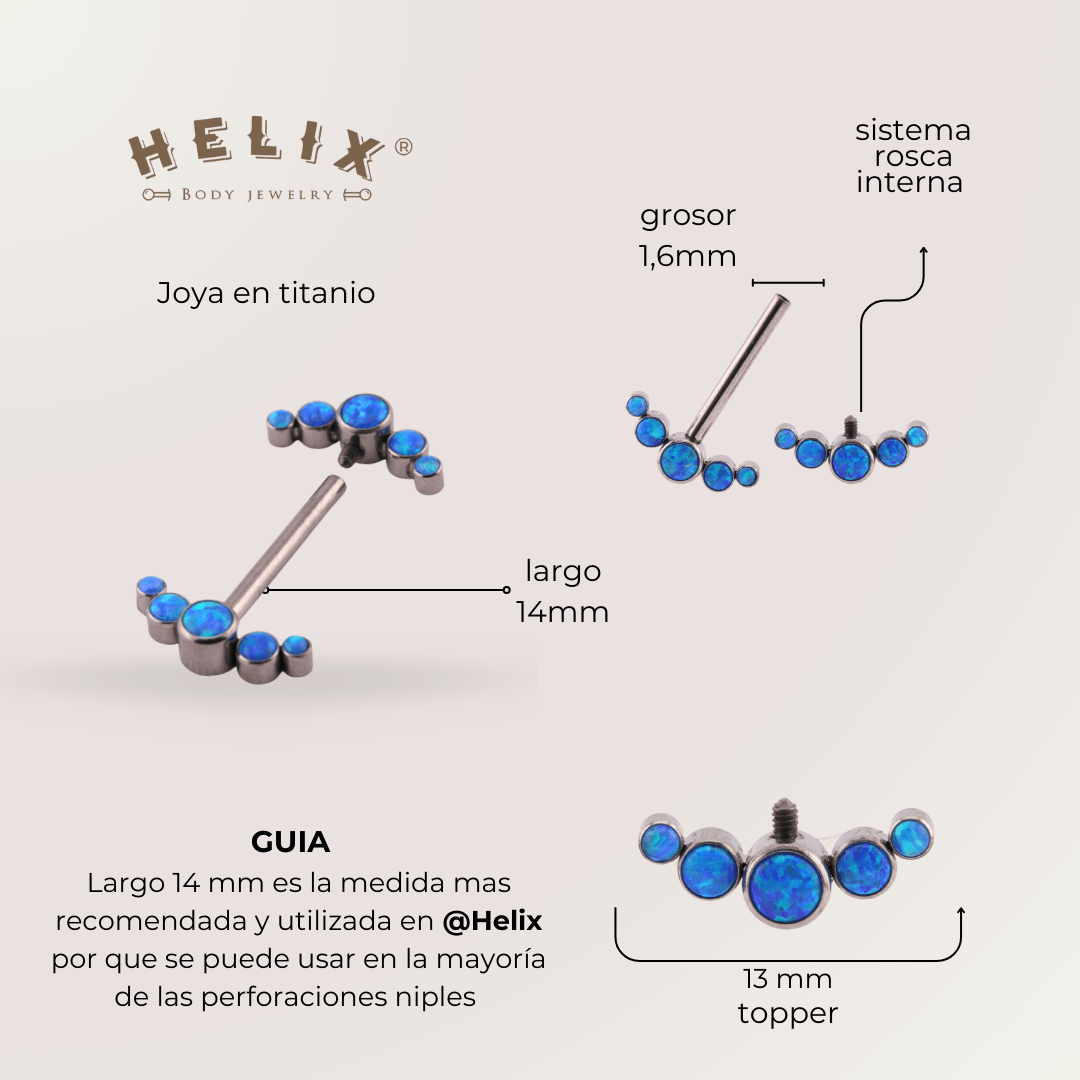 Piercing Pezón Aura - Helix Body Jewelry - Tienda Online de Piercings