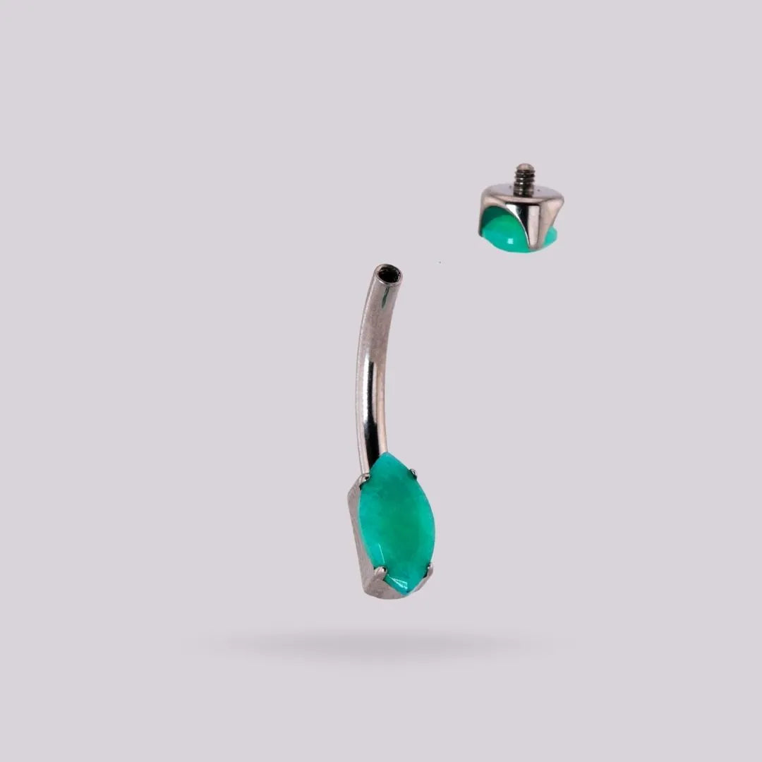Piercing Ombligo Marquesa Verde
