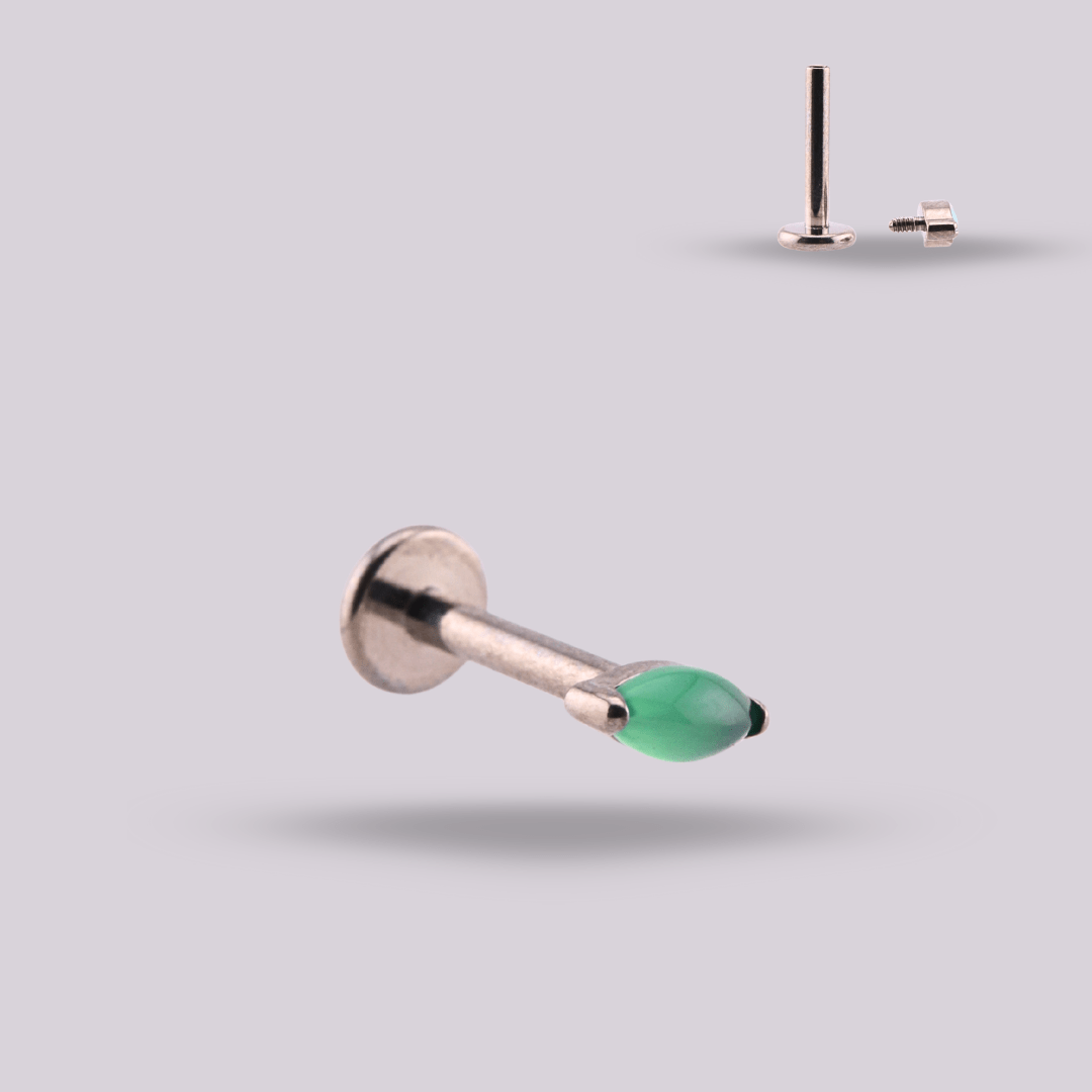 Piercing con piedras - Noa - Helix Body Jewelry - Tienda Online de Piercings