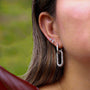 Aretes Modulares Entrelazados - Acero Inoxidable (Plateado y Dorado) - Helix Body Jewelry - Tienda Online de Piercings
