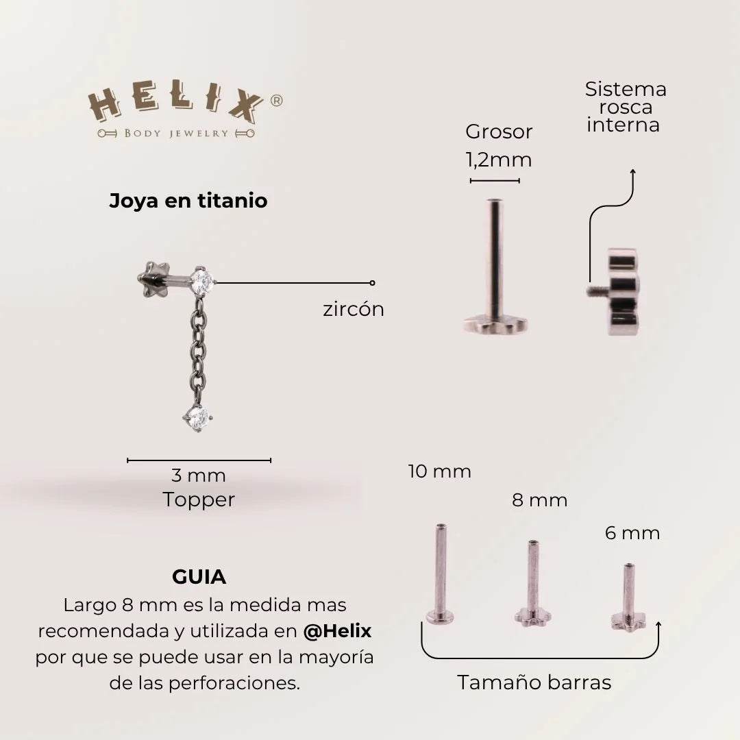Labret Fígaro Colgante