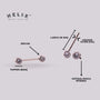 Piercing Pezón Nix Plateado - Helix Body Jewelry - Tienda Online de Piercings