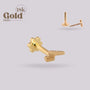 Labret Rayito Oro 18K