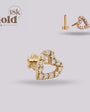 Labret Corazón Diamantes Oro 18K