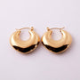 Pendientes Semi Corazón en Acero Inoxidable - Plateado y Dorado - Helix Body Jewelry - Tienda Online de Piercings