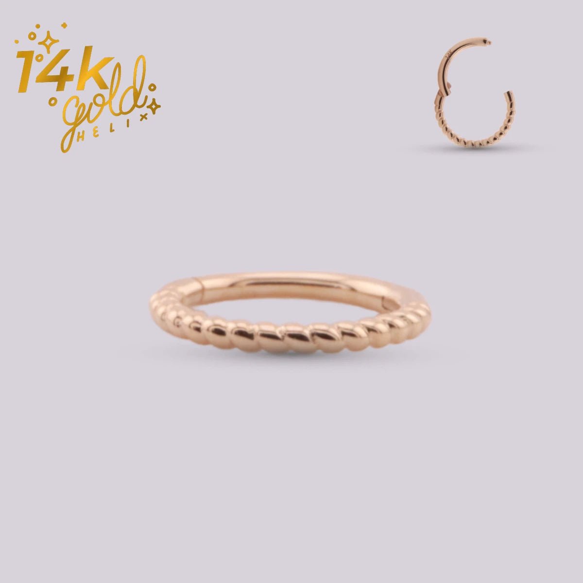 Joya para oreja - Lazo de Oro - Helix Body Jewelry - Tienda Online de Piercings