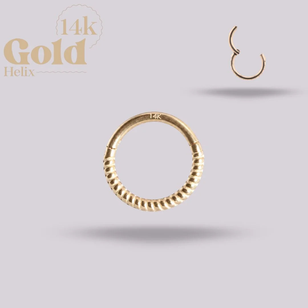Joya para oreja- Lazo de Oro