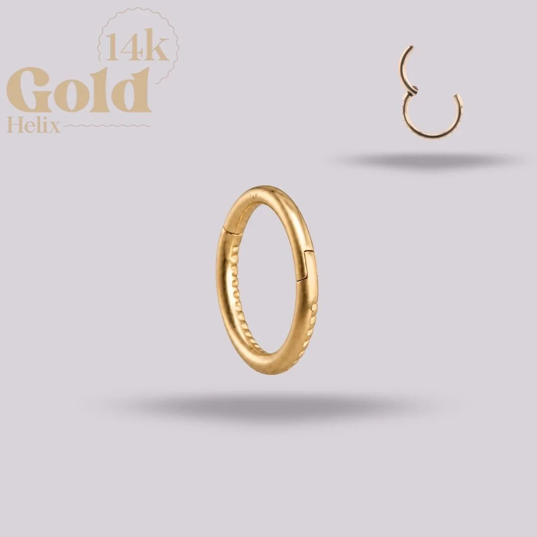 Joya para oreja- Lazo de Oro