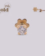 Pendiente para oreja en oro 18K con diamante 2mm - Helix Body Jewelry - Tienda Online de Piercings