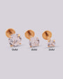 Set Sparkly: Efecto Cascada con Cristales (5, 4 y 3mm) - Helix Body Jewelry - Tienda Online de Piercings