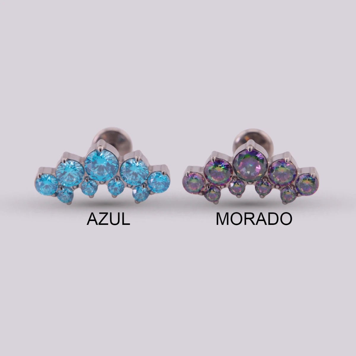 Victoria labret en titanio - Helix Body Jewelry - Tienda Online de Piercings