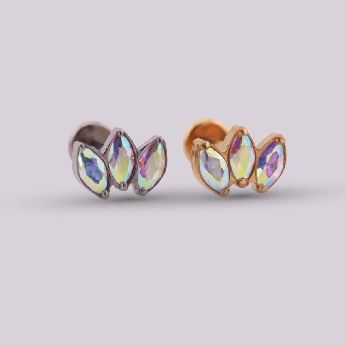 Labret en titanio Polux - Helix Body Jewelry - Tienda Online de Piercings