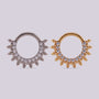 Aro Sol con para daith y septum - Helix Body Jewelry - Tienda Online de Piercings