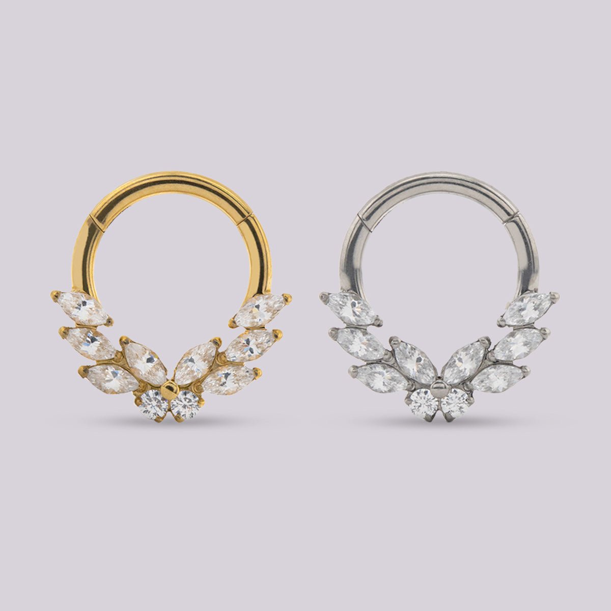 Aro Angel para daith y septum - Helix Body Jewelry - Tienda Online de Piercings