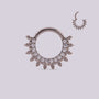 Aro Sol con para daith y septum - Helix Body Jewelry - Tienda Online de Piercings