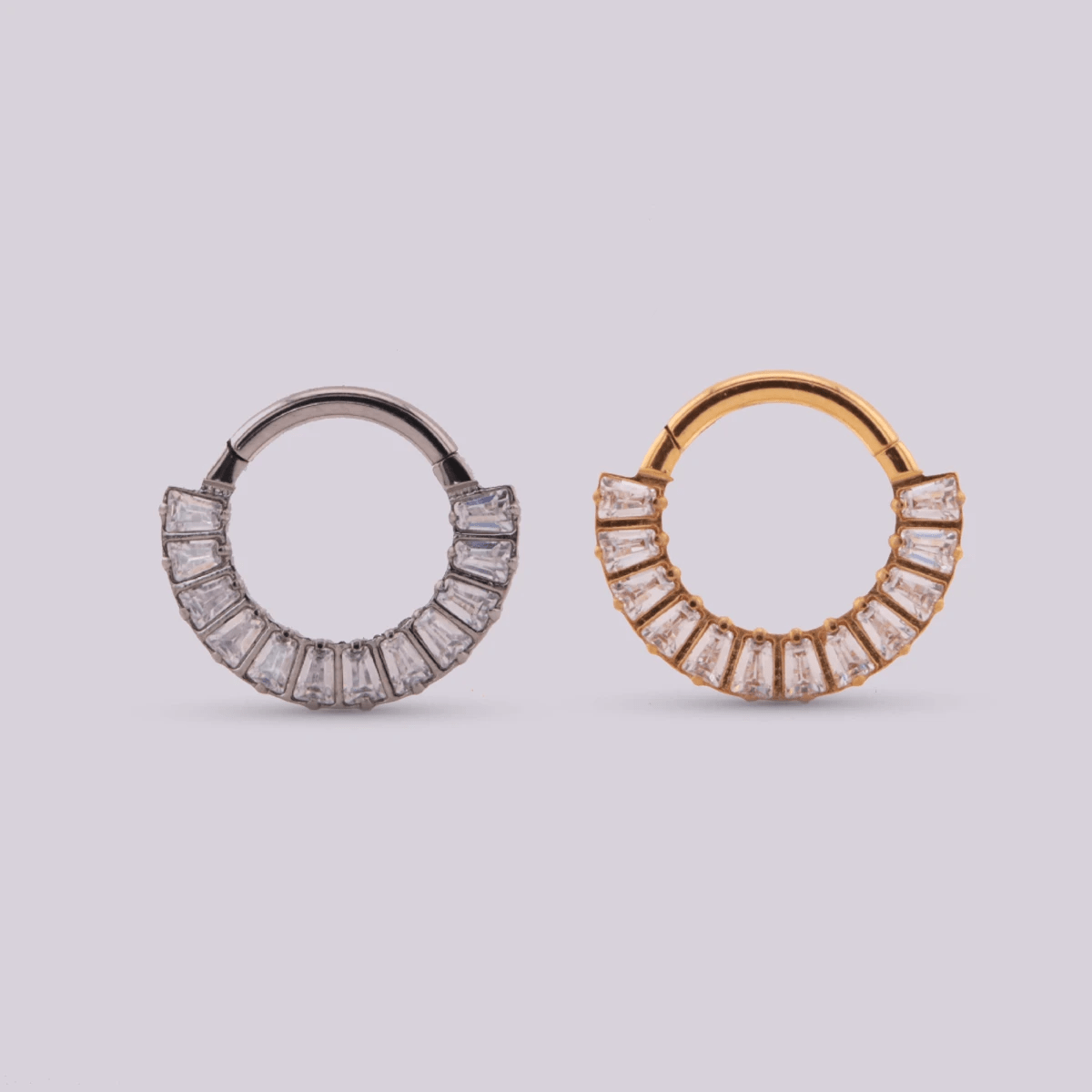 Aro con cristales de zircon - Ada - Helix Body Jewelry - Tienda Online de Piercings