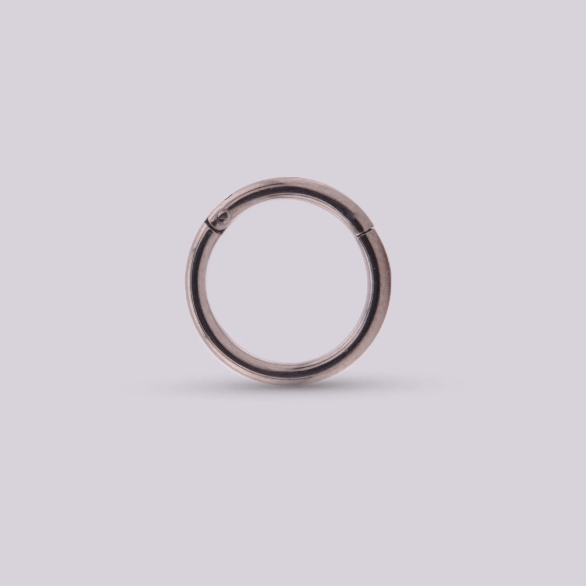 Aro con sistema clicker Plateado - Helix Body Jewelry - Tienda Online de Piercings