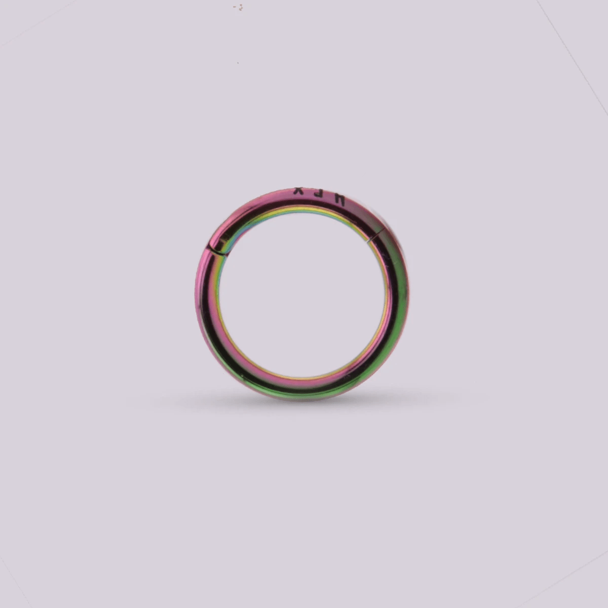 Aro con sistema clicker - tornasol - Helix Body Jewelry - Tienda Online de Piercings