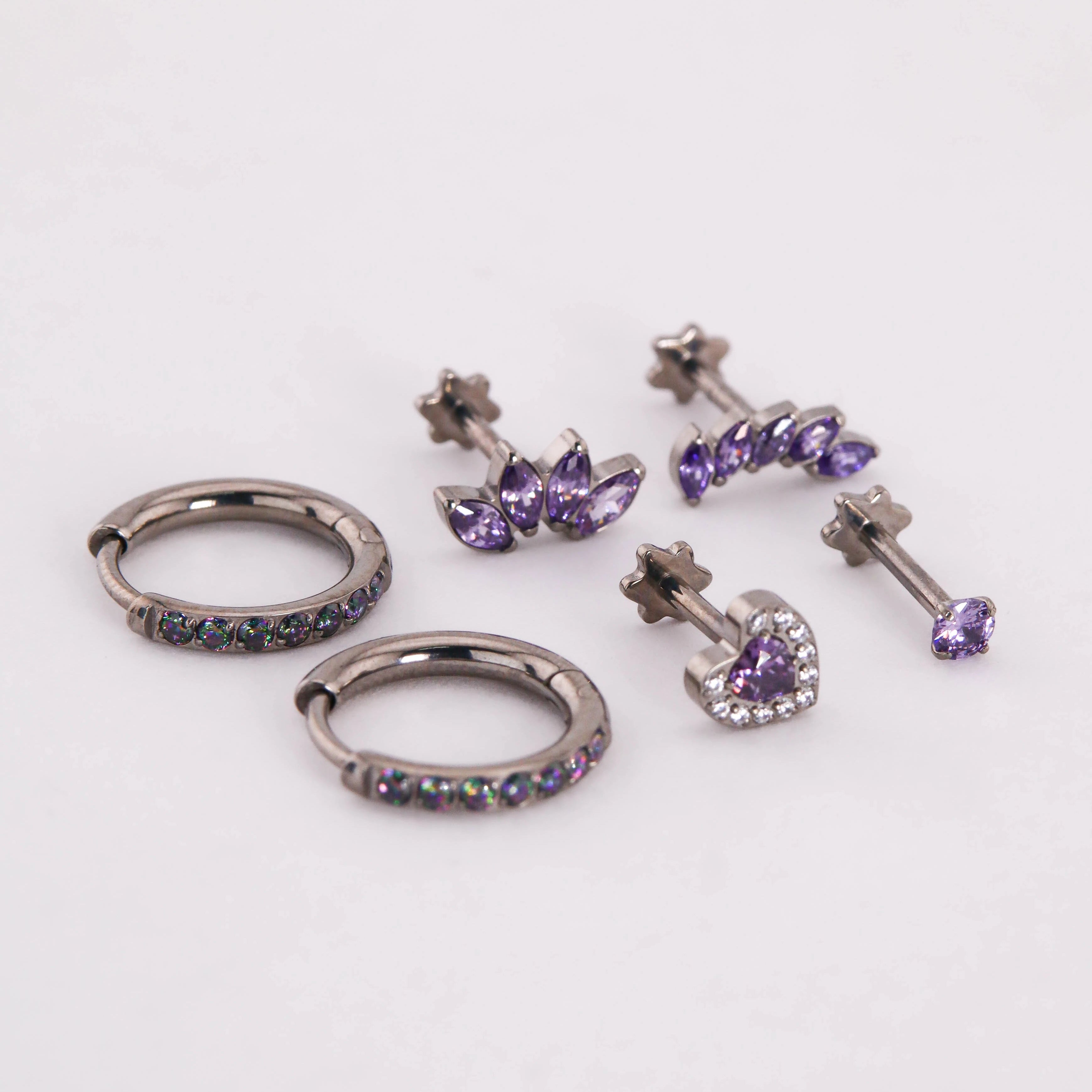 Set Piercing Lilac