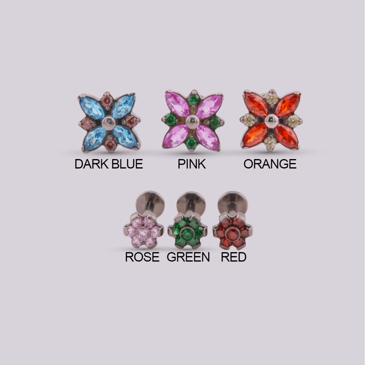 Colección en titanio Primavera - Helix Body Jewelry - Tienda Online de Piercings