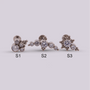 Labret plateado Strong - Helix Body Jewelry - Tienda Online de Piercings