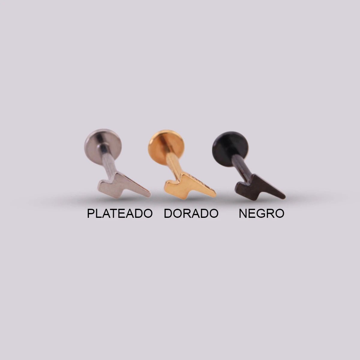 Joya en forma de Rayito para piercing - Helix Body Jewelry - Tienda Online de Piercings