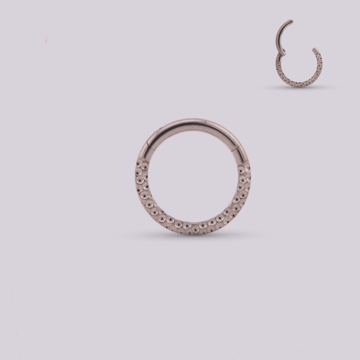 Aro con sistema clicker - Eternity - Helix Body Jewelry - Tienda Online de Piercings
