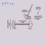 Joya para Nipple Ela - Helix Body Jewelry - Tienda Online de Piercings