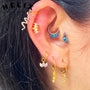 Charm Hoja - Helix Body Jewelry - Tienda Online de Piercings