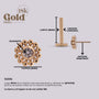 Joya en oro con diseño de sol y diamante - Helix Body Jewelry - Tienda Online de Piercings