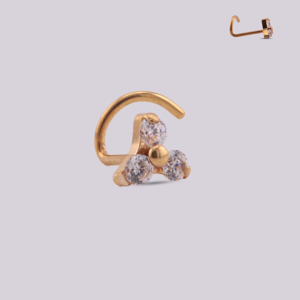 Piercing Nariz Trinity - Helix Body Jewelry - Tienda Online de Piercings